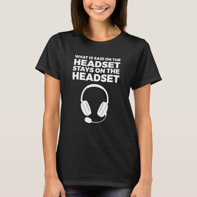 Vad som sägs om Headset Theater Music Crew Tec T Shirt (Framsida)