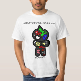 vad som var din gjorde av t-shirt