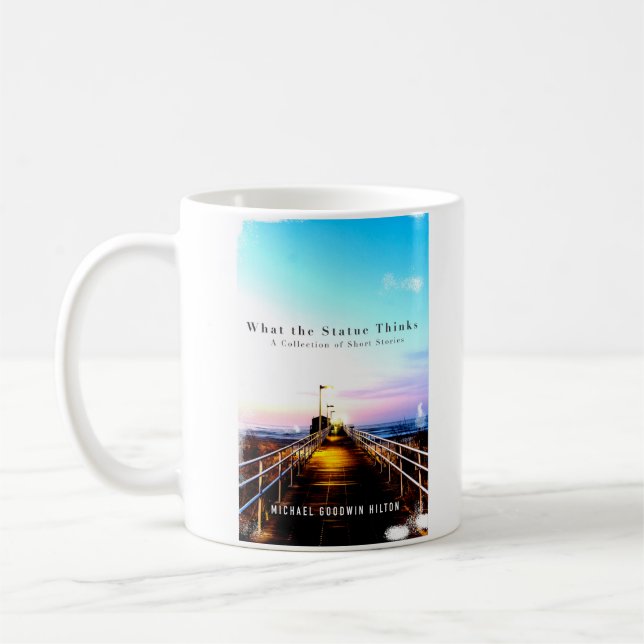 Vad statyn tänker  kaffemugg (Vänster)