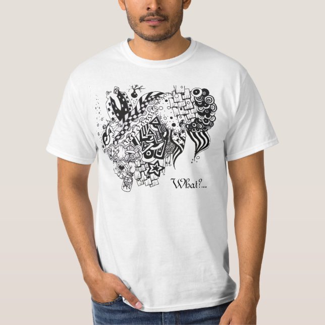 Vad? … t shirt (Framsida)