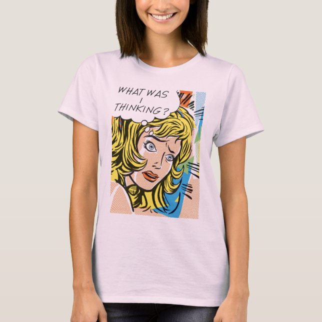 Vad tänkte jag? Tröja av ekologisk bomull tillverk (Framsida)