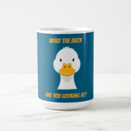 Vad Tittar du på Anka? Kaffemugg
