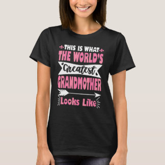 Vad Underbarare mormor ser ut som Mor Da T Shirt