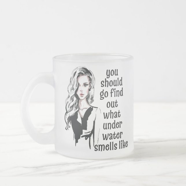 Vad Underwater Smells är Frostad Glasmugg (Vänster)