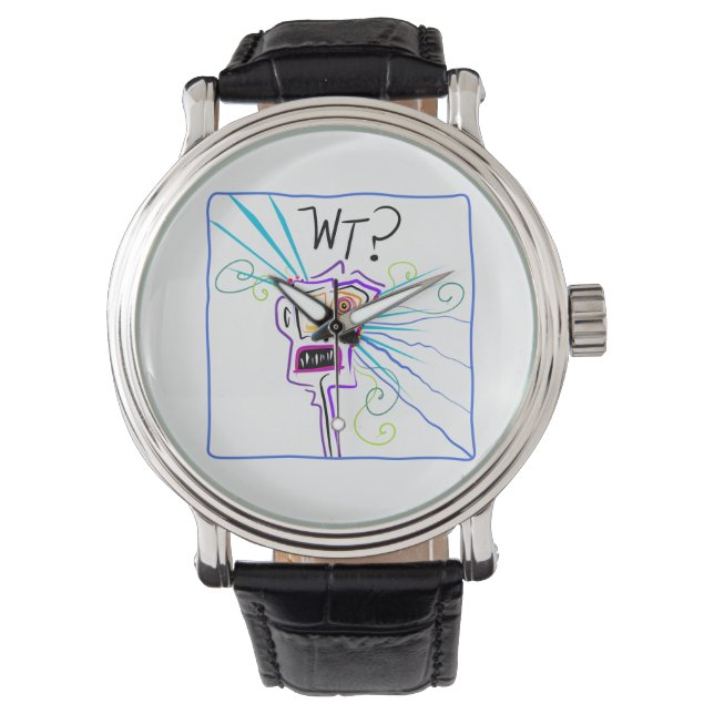 VAD? VAD? EMOJI Meemogie Armbandsur (Framsida)