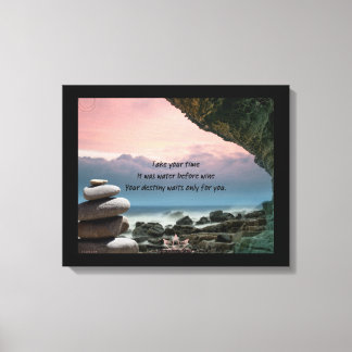 Vad väntar på sparat Kanvastryck