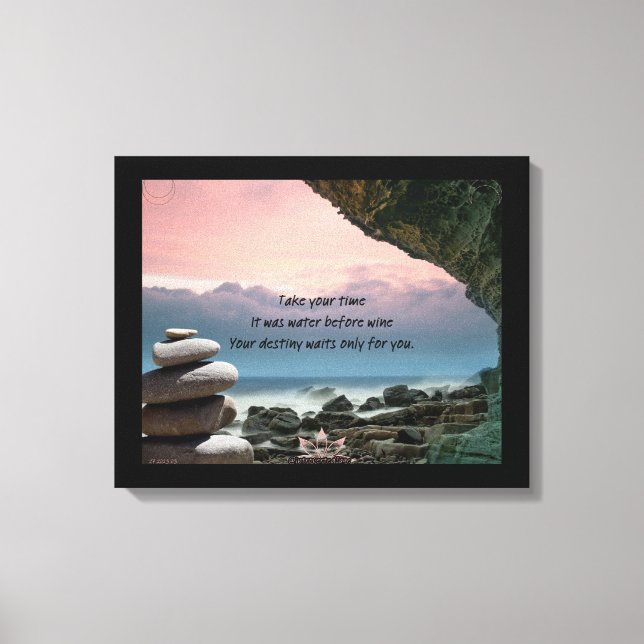 Vad väntar på sparat Kanvastryck (Framsida)