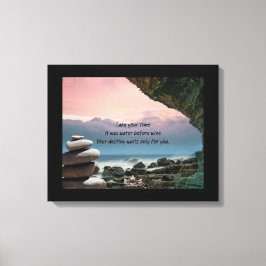 Vad väntar på sparat Kanvastryck