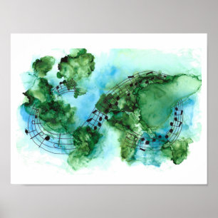 Vad världen behöver nu är Kärlek Sweet Kärlek 10 x Poster