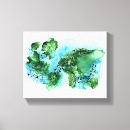 Vad världen behöver nu, inramad duk canvastryck