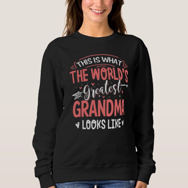 Vad Världsmästare mormor ser ut som Mammor D T Shirt (Framsida)