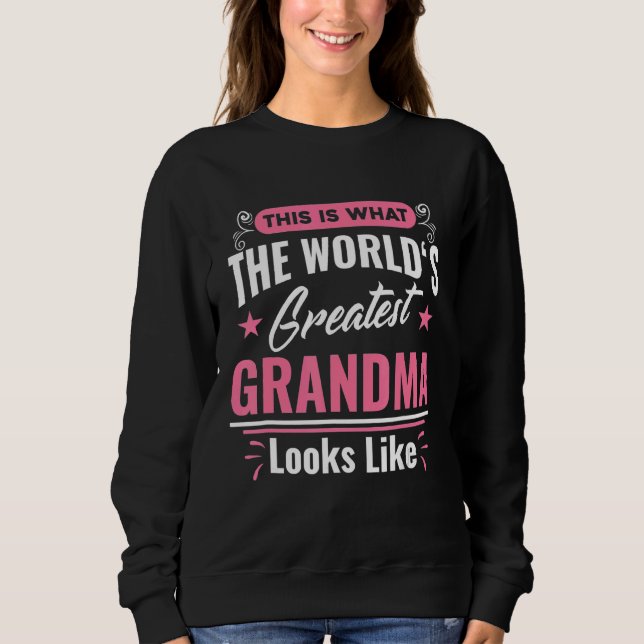 Vad Världsmästare mormor ser ut som Mammor D T Shirt (Framsida)