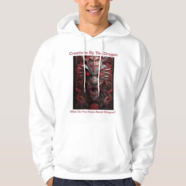 Vad vet du om Dragons? Hoodie (Framsida)