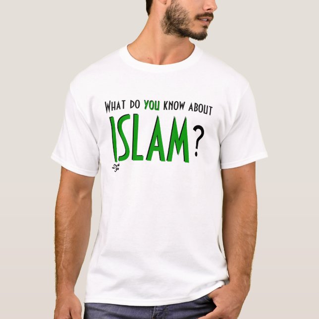 Vad vet du om ISLAM? Tee Shirt (Framsida)