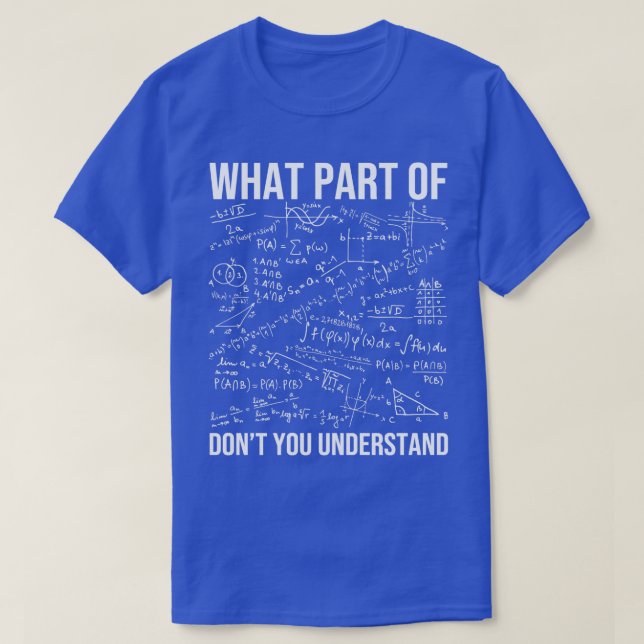 Vad vet du om Math Lärare? T Shirt (Design framsida)