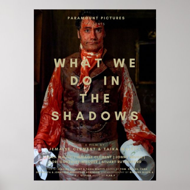 VAD VI GÖR I SHADOWS TAIKA WAITITI POSTER (Framsidan)