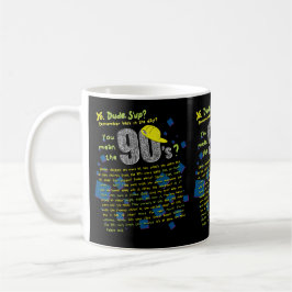 Vad vi sa på 90-talet kaffemugg