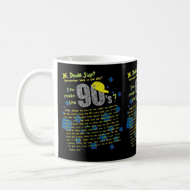 Vad vi sa på 90-talet kaffemugg (Vänster)