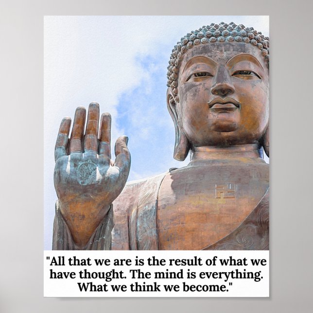 Vad vi tänka att vi blir.. citat från Buddha Poster (Framsidan)