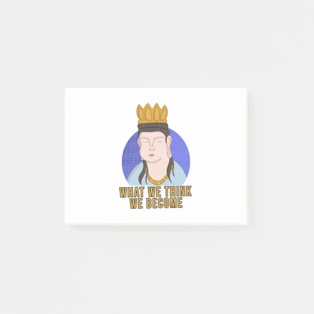 Vad vi Tänka vi blir Post-it Block (Framsida)