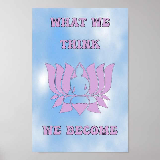 Vad vi Tänka vi blir Poster (Framsidan)