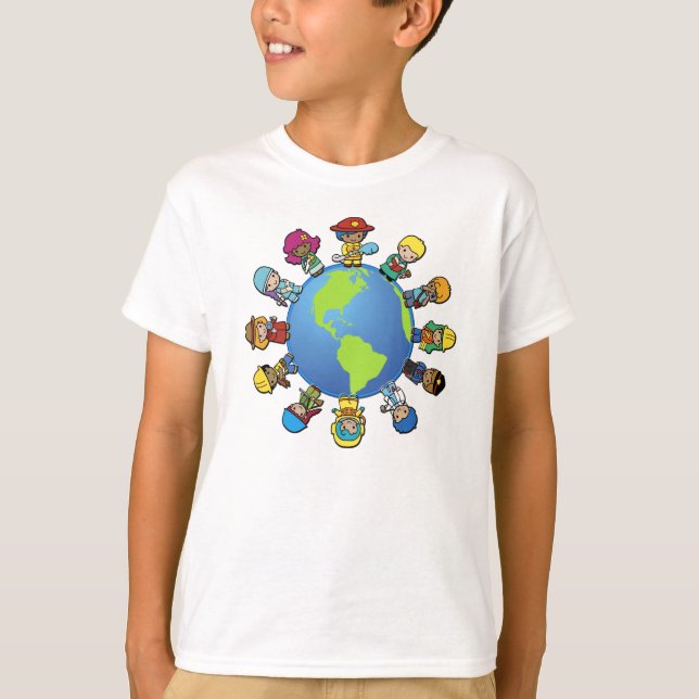 Vad vill du vara (när du växer upp)? t shirt (Framsida)