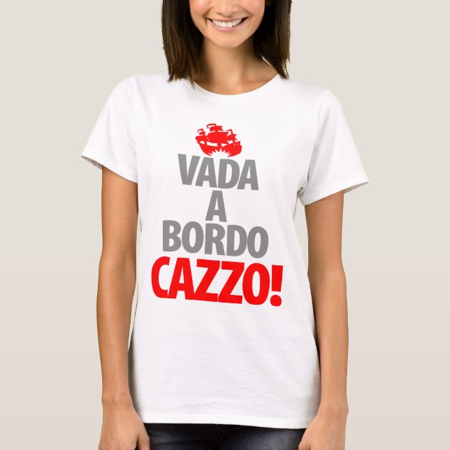 Vada en Bordo CAZZA Tee (Framsida)