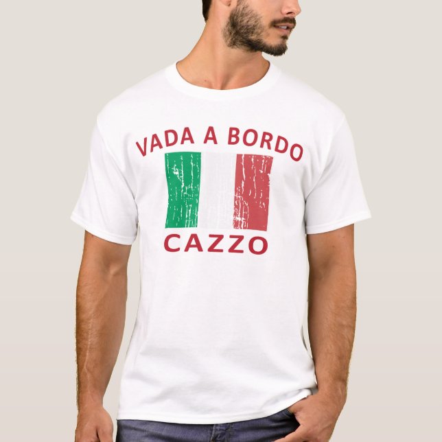 Vada en Bordo Cazzo T-tröja Tröja (Framsida)