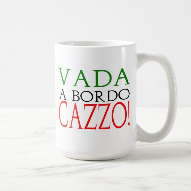 Vada en bordoCazzo mugg (Höger)