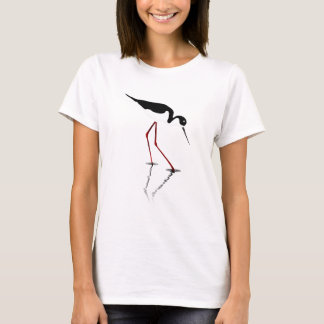 Vadande fågel t shirt