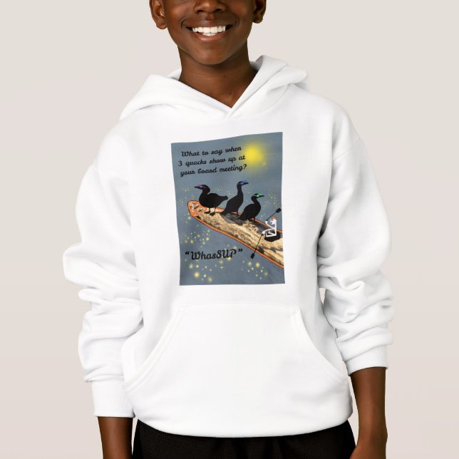 "VadÄRdet" med ankor på SUP-brädan T Shirt (Framsida)