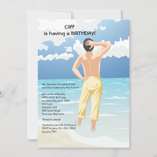 Vadd i sjöinbjudan inbjudningar (Framsida)