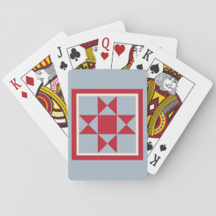 Vaddera att leka kort - (den röda/grå färg) Ohio Spel Kort