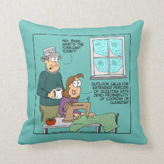 Vaddera den förutsåg dekorativ kudde - gåva för