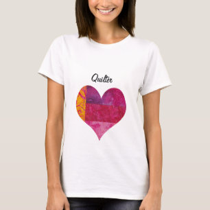 Vadderad hjärta t shirt