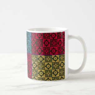 Vadderad kvartertryckmugg kaffemugg