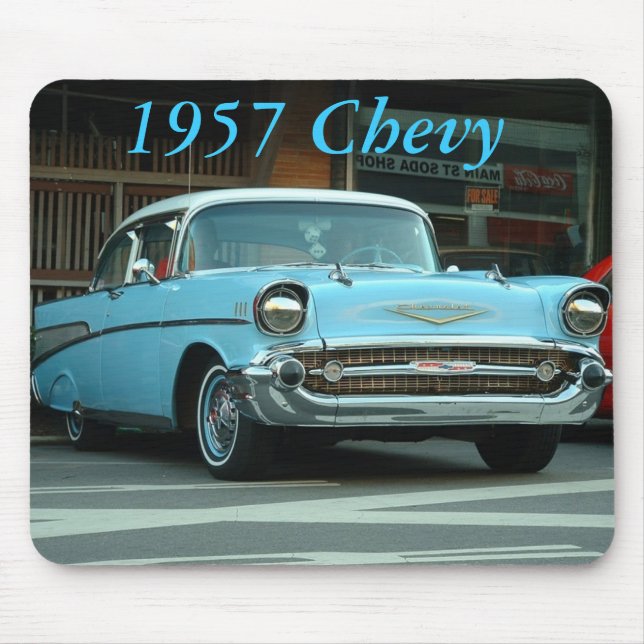 Vadderar den Chevy musen 1957 Musmatta (Framsidan)