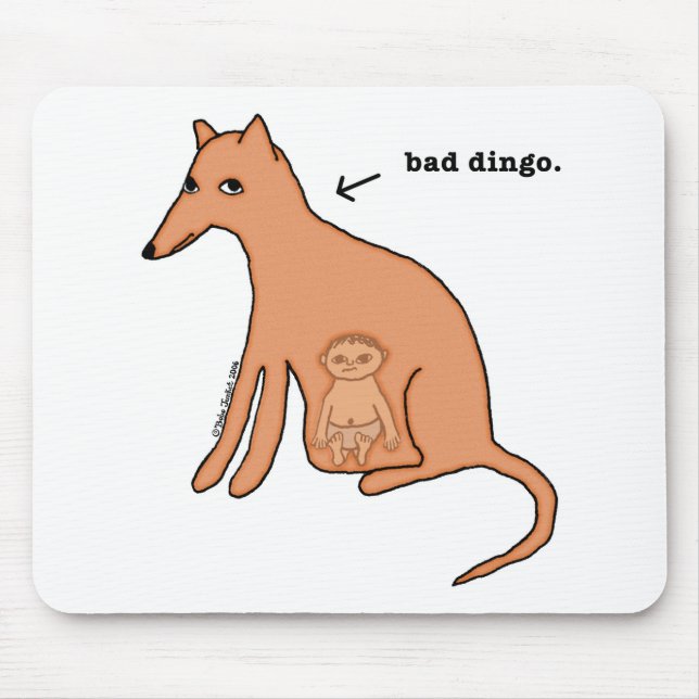 "Vadderar den dåligaDingo" musen Musmatta (Framsidan)