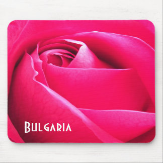 Vadderar den rosa musen för bulgaren musmatta