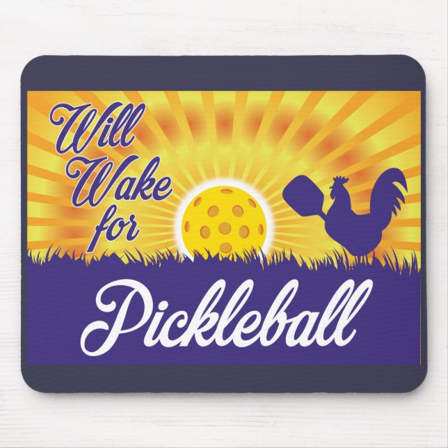 "Vadderar det ska vaket för den Pickleball" musen Musmatta (Framsidan)
