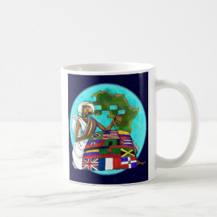 "Vadderar Diaspora" den keramiska muggen Kaffemugg