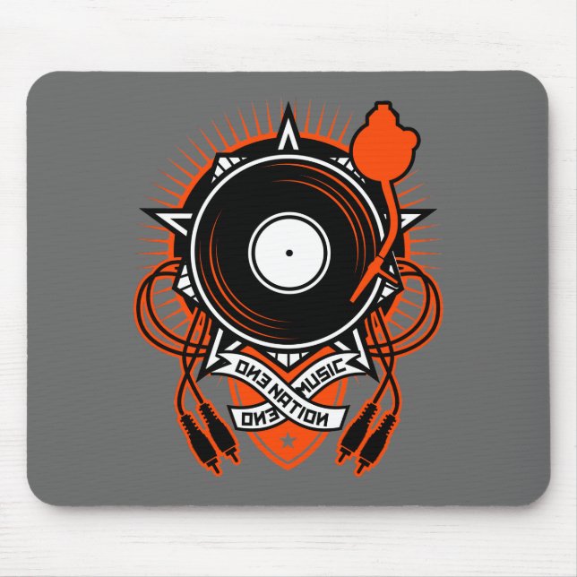 "Vadderar en nation, musen för en musik" Musmatta (Framsidan)