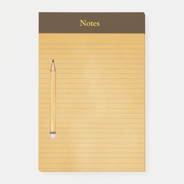 "Vadderar gula lagliga" med "ritar" Postar-it® Post-it Block (Framsida)