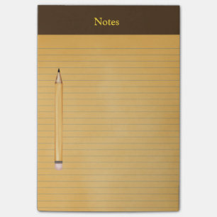 "Vadderar gula lagliga" med "ritar" Postar-it® Post-it Block