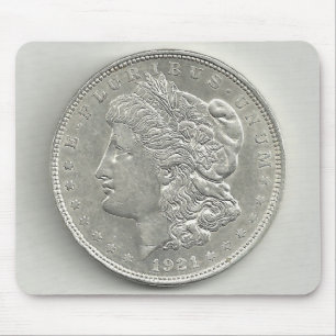Vadderar musen 1921 för den Morgan silverdollaren Musmatta