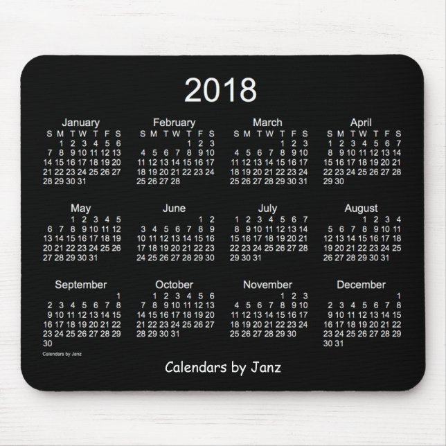Vadderar neonvitkalendern 2018 vid den Janz musen Musmatta (Framsidan)
