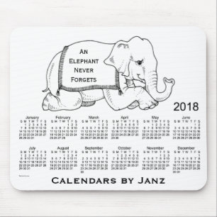 Vadderar vitelefantkalendern 2018 vid den Janz Musmatta