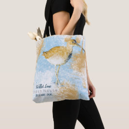 Vädderstrandfågel Semesterhus Totebag Tygkasse