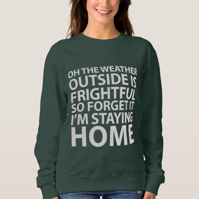 Väder är den hiskeliga tröjan tee shirt (Framsida)