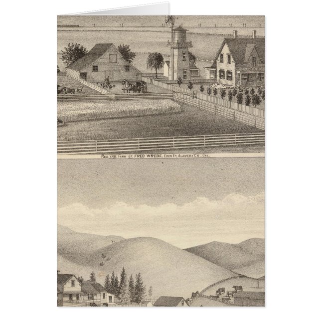 Väder, Nebas-bostäder Hälsningskort (Framsidan)